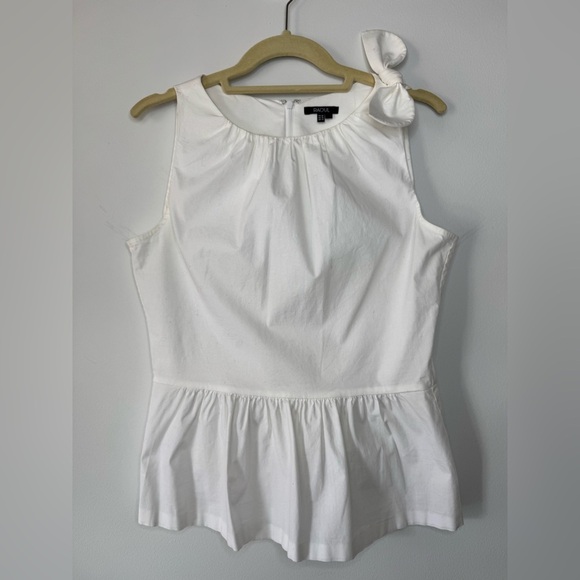 Raoul Peplum Tank – Size 10 – Bow Shoulder Detail - Picture 3 of 13